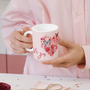 Fluttering Love Valentine's Day Coffee Mug