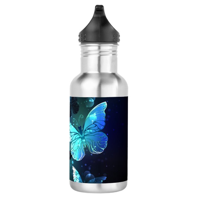 Fluttering Night Butterfly 710 Ml Water Bottle (Right)