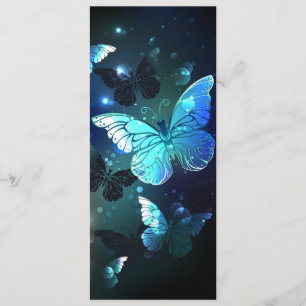 Fluttering Night Butterfly Advice Card