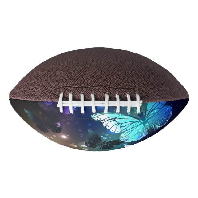 Fluttering Night Butterfly American Football (Front)