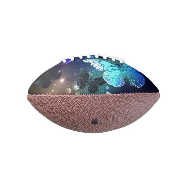 Fluttering Night Butterfly American Football (Rotated 270)