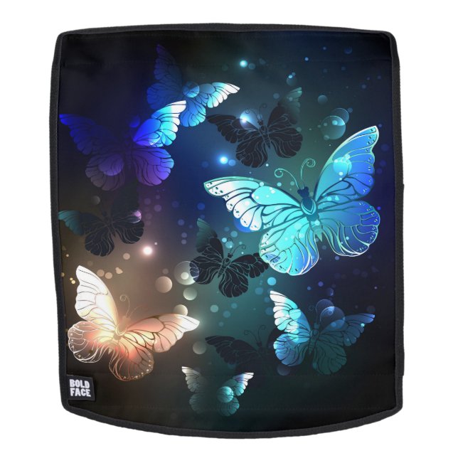 Fluttering Night Butterfly Backpack (Removable Face)