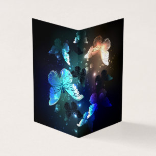 Fluttering Night Butterfly Business Card