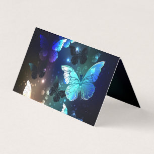 Fluttering Night Butterfly Business Card