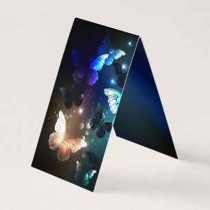 Fluttering Night Butterfly Business Card