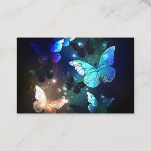Fluttering Night Butterfly Business Card