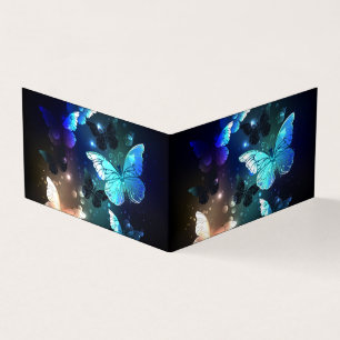 Fluttering Night Butterfly Business Card