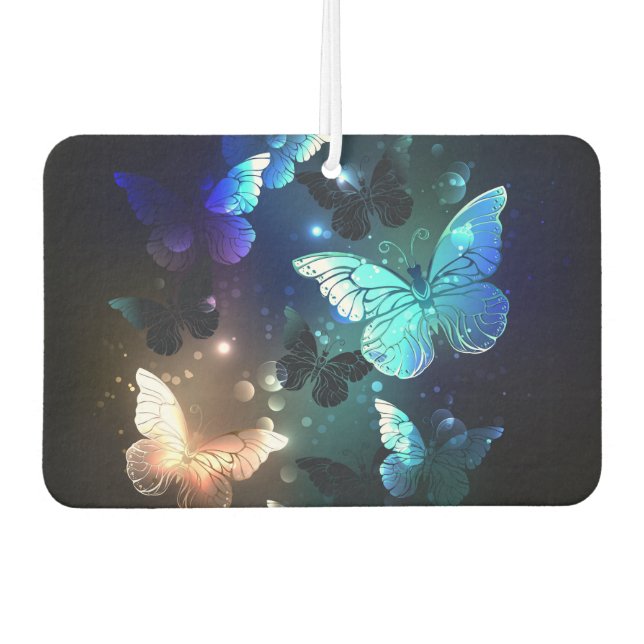 Fluttering Night Butterfly Car Air Freshener (Front)