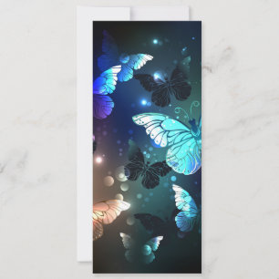Fluttering Night Butterfly Card