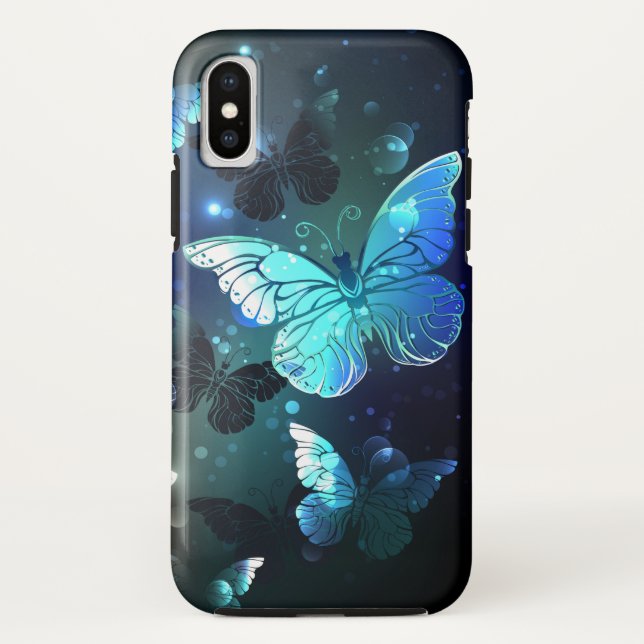 Fluttering Night Butterfly Case-Mate iPhone Case (Back)