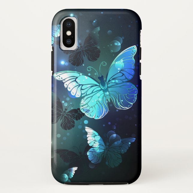 Fluttering Night Butterfly Case-Mate iPhone Case (Back)