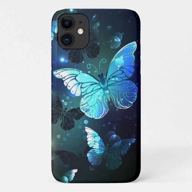Fluttering Night Butterfly Case-Mate iPhone Case (Back)