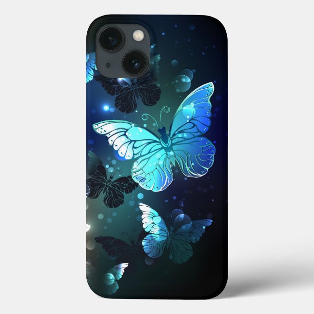 Fluttering Night Butterfly Case-Mate iPhone Case (Back)