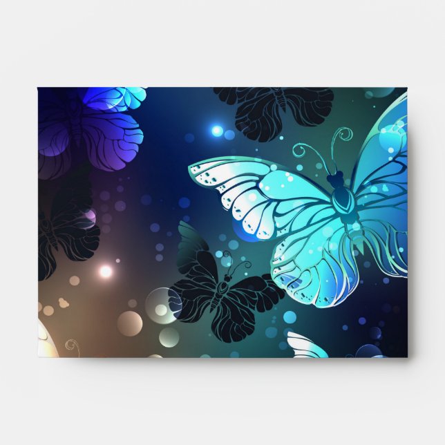 Fluttering Night Butterfly Envelope (Front)