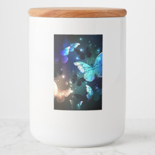 Fluttering Night Butterfly Food Label