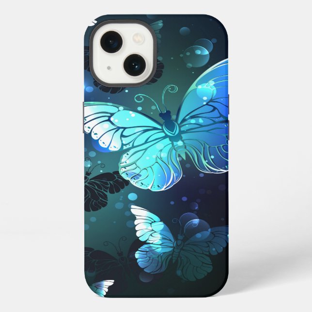 Fluttering Night Butterfly iPhone Case (Back)