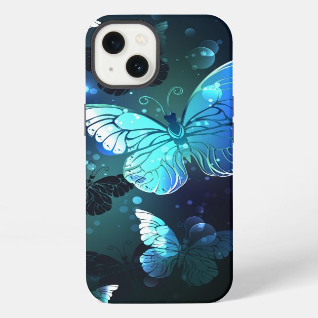 Fluttering Night Butterfly iPhone Case (Back)