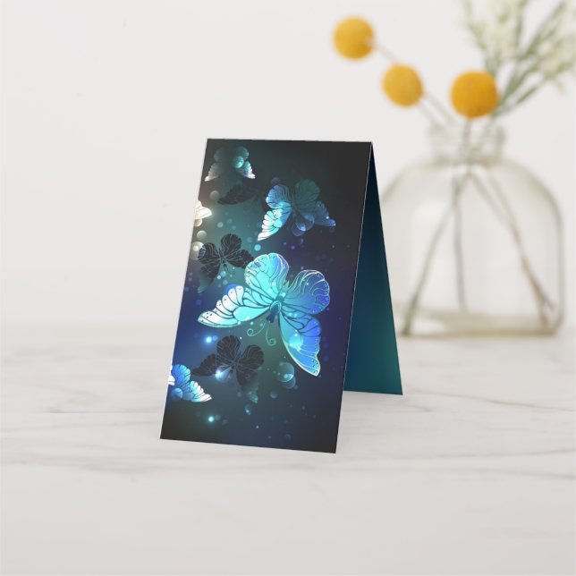 Fluttering Night Butterfly Loyalty Card (Front)