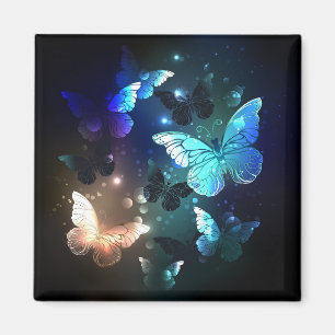 Fluttering Night Butterfly Magnet