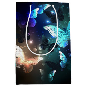 Fluttering Night Butterfly Medium Gift Bag
