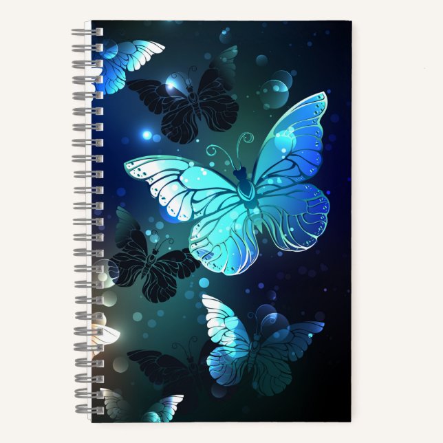 Fluttering Night Butterfly Notebook (Front)