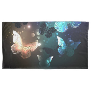 Fluttering Night Butterfly Pillowcase