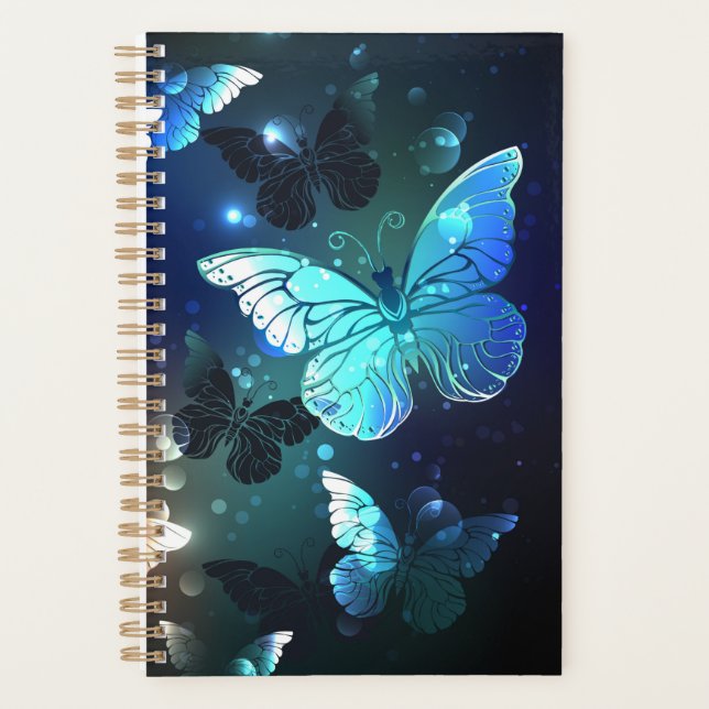 Fluttering Night Butterfly Planner (Front)