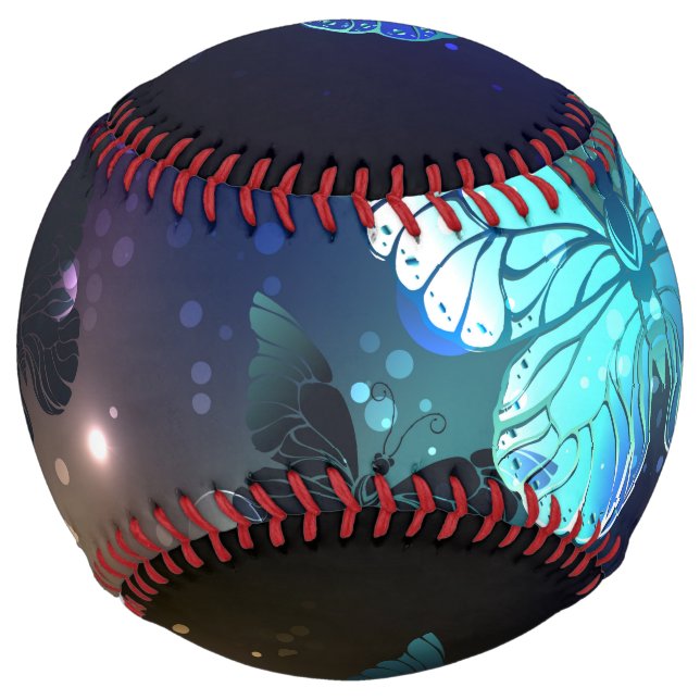 Fluttering Night Butterfly Softball (Front)