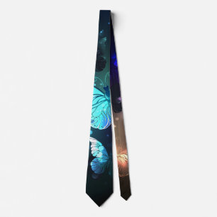 Fluttering Night Butterfly Tie