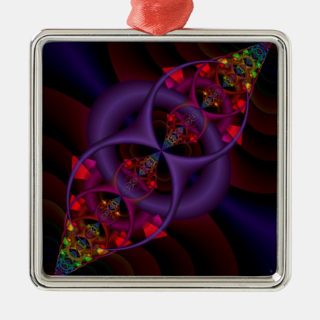 Flux-capacitor Metal Tree Decoration (Front)