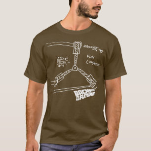 Flux Capacitor Sketch Back To The Future T-Shirt