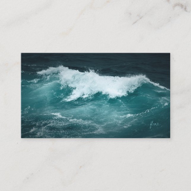 Flux Water Design Business Card (Front)