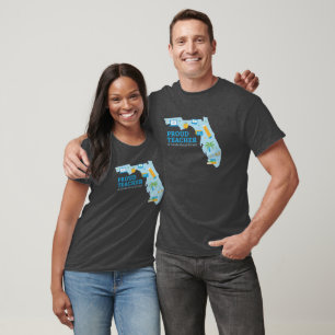 FLVS Proud Teacher, Florida T-Shirt (Grey)