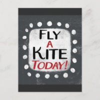 Fly A Kite Today Postcard