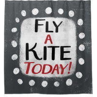 Fly A Kite Today Shower Curtain