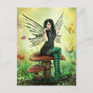 Fly agaric Fairy Postcard