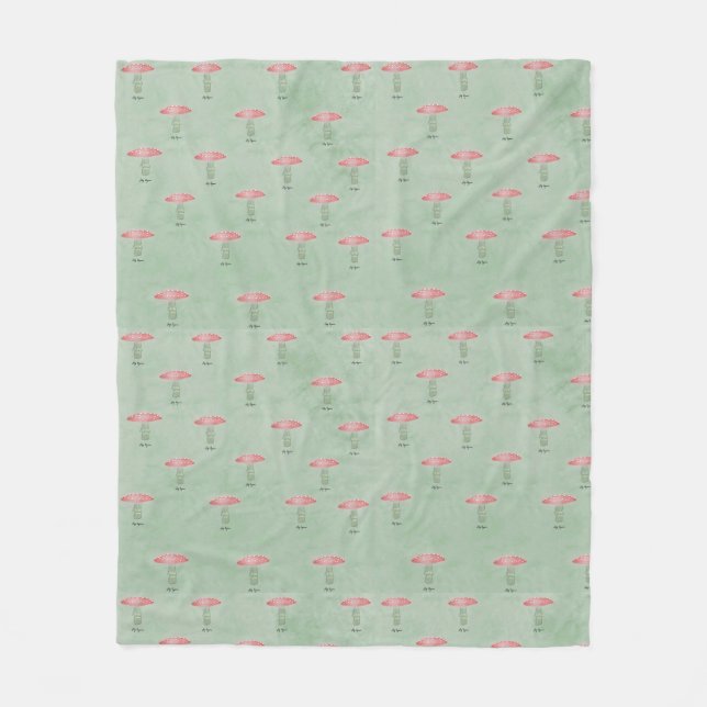 Fly Agaric Fleece Blanket (Front)