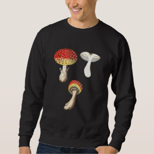 Fly Agaric Mushroom Psychedelic Mycology Fungi For Sweatshirt