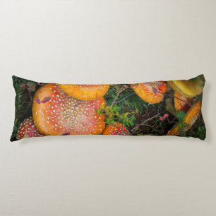 Fly agaric mushrooms at Mowich Lake Body Cushion