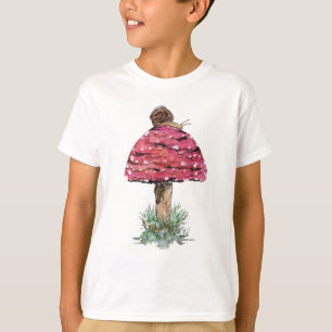 Fly Agaric Toadstool and Snail Kids' T-Shirt