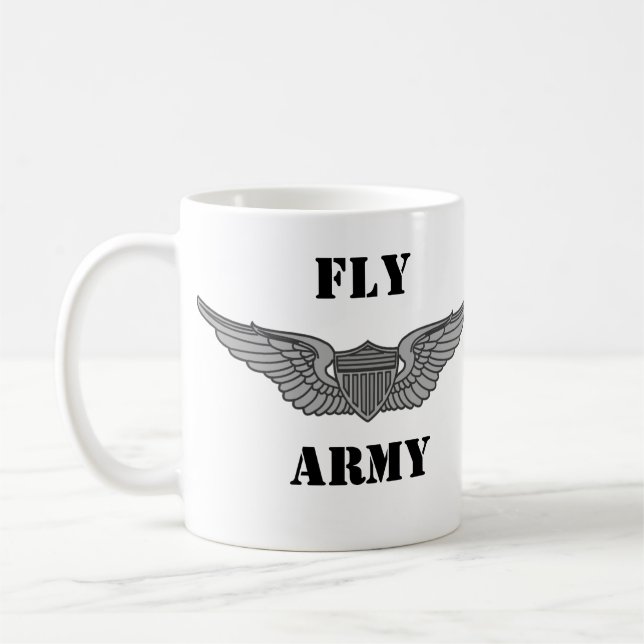 FLY ARMY CWO2 AVIATOR MUG (Left)