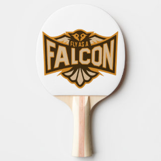 Fly As A Falcon Sepia Ping Pong Paddle