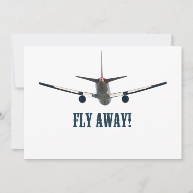 Fly away aeroplane (Front)