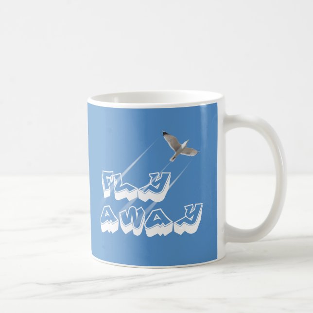 Fly away coffee mug (Right)