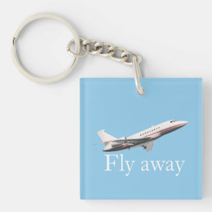 Fly away key ring