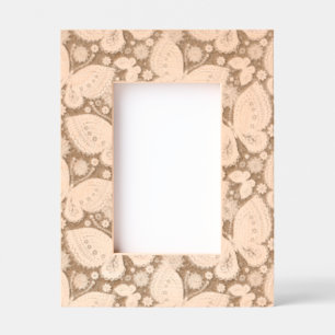 Fly Away Paisley Butterfly Print Green  Etched Frames