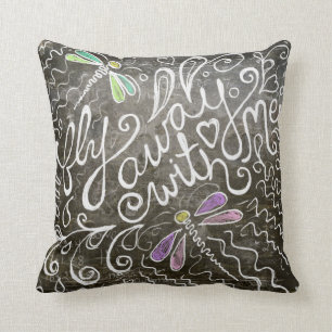 Fly Away throw pillow