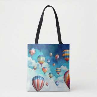 Fly Balloon Fly Tote Bag