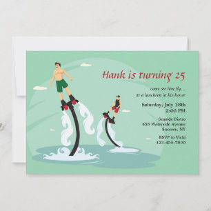 Fly Boarding  Invitation