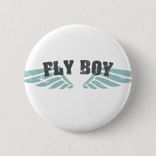 Fly Boy 6 Cm Round Badge